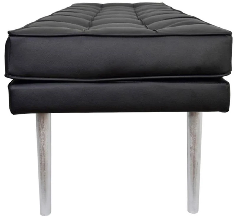 Casa Padrino Luxus Chesterfield Sitzbank 110 x 45 x H. 48 cm - Verschiedene Farben - Luxus Wohnzimmermöbel