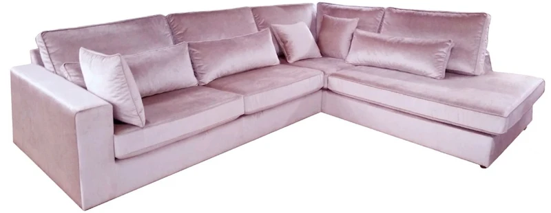 Casa Padrino Luxus Ecksofa 317 x 250 x H. 87 cm - Verschiedene Farben - Modernes Wohnzimmer Sofa mit Kissen - Moderne Wohnzimmer Möbel