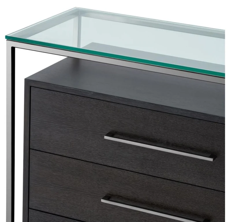 Casa Padrino Luxus Designer Wohnzimmerschrank 180 x 45 x H. 86 cm - Hotel Kollektion