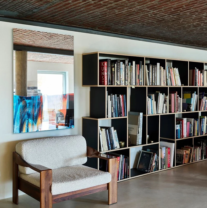 Casa Padrino Luxus Wandspiegel Mehrfarbig 80 x 2,5 x H. 120 cm - Rechteckiger Wohnzimmer Spiegel - Schlafzimmer Spiegel - Badezimmer Spiegel - Garderoben Spiegel - Luxus Kollektion