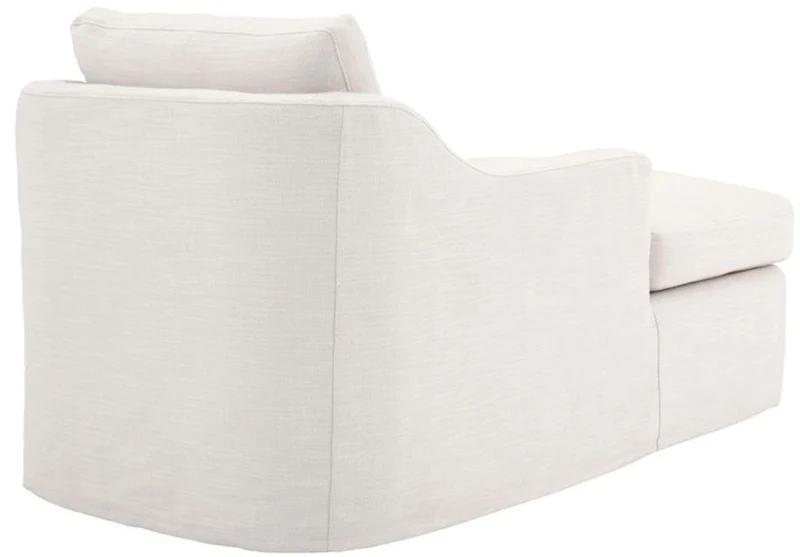 Casa Padrino Luxus Liegesessel / Schlafsessel Weiß 85 x 150 x H. 75 cm - Wohnzimmer Sessel