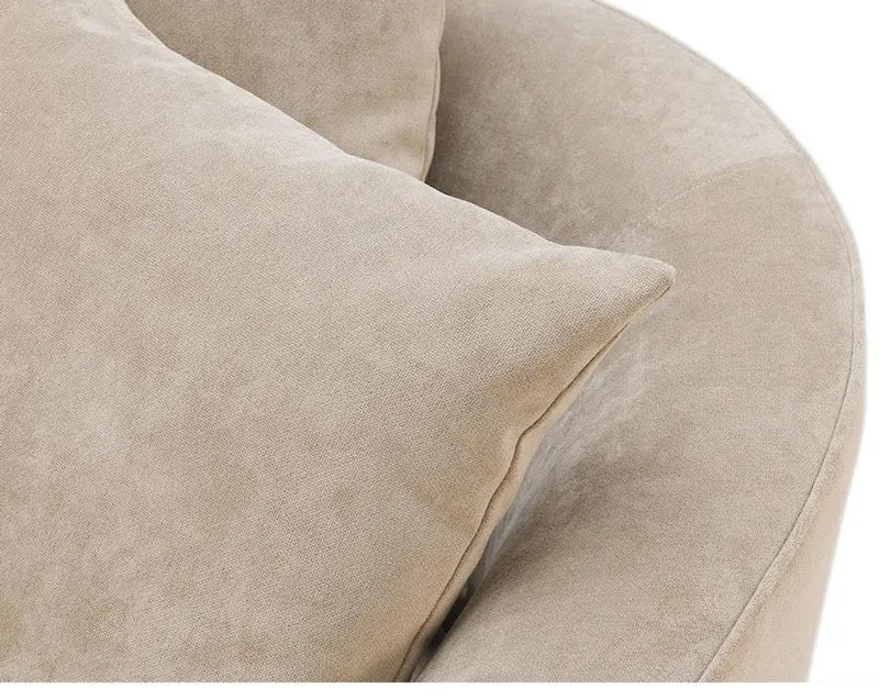 Casa Padrino Luxus Hotel Salon Sessel Greige 101 x 91 x H. 72 cm - Wohnzimmer Möbel