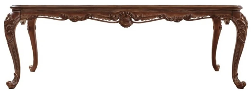 Casa Padrino Luxus Barock Esstisch Braun - Handgefertigter Massivholz Esszimmertisch im Barockstil - Barock Esszimmer Möbel - Edel & Prunkvoll