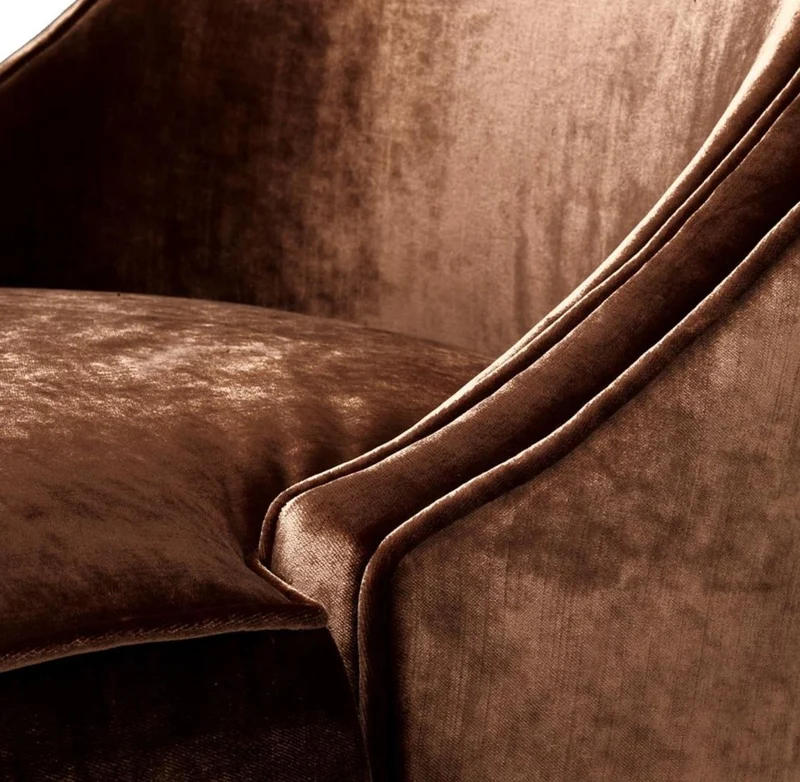 Casa Padrino Luxus Sessel Ägäisches Orange / Schwarz 70 x 88 x H. 85 cm - Hotel Möbel