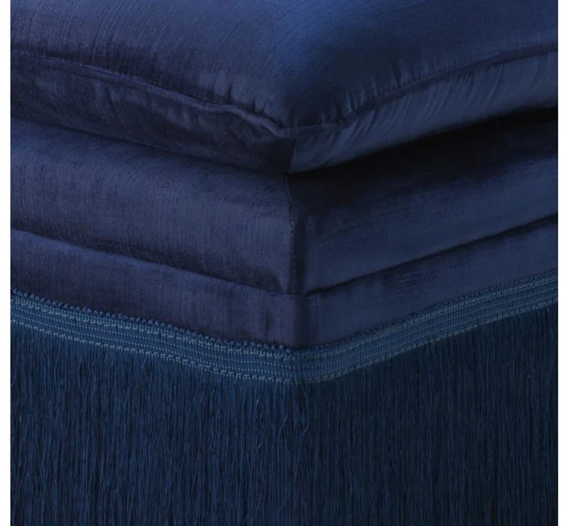 Casa Padrino Luxus Designer Sessel Blau 55 x 74 x H. 74 cm - Limited Edition