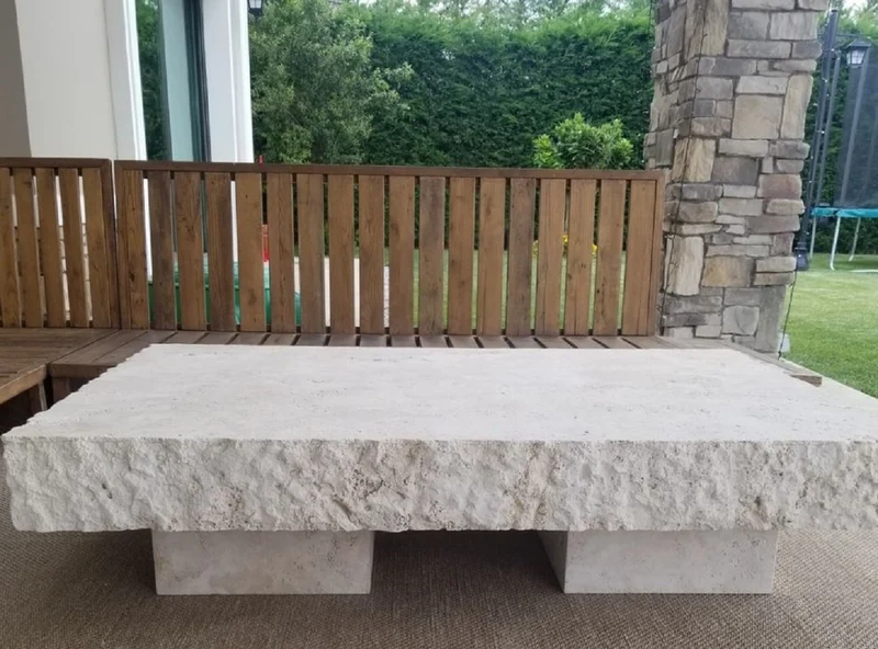 Casa Padrino Luxus Couchtisch Weiß 110 x 70 x H. 35 cm - Moderner Marmor Wohnzimmertisch - Luxus Marmor Wohnzimmer Möbel
