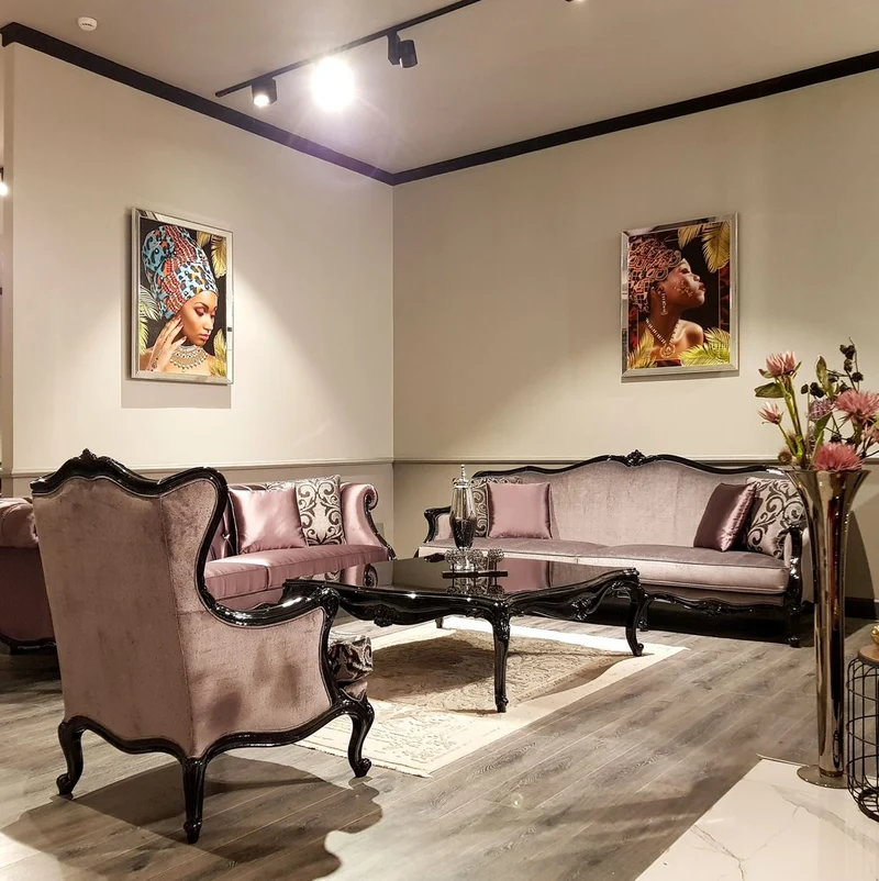 Casa Padrino Luxus Barock Couchtisch Schwarz - Handgefertigter Massivholz Wohnzimmertisch - Barock Wohnzimmer Möbel - Edel & Prunkvoll