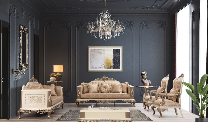 Casa Padrino Luxus Barock Sofa Braun / Silber / Weiß / Braun / Gold 234 x 93 x H. 124 cm - Prunkvolles handgefertigtes Wohnzimmer Sofa mit dekorativen Kissen - Barock Wohnzimmer Möbel