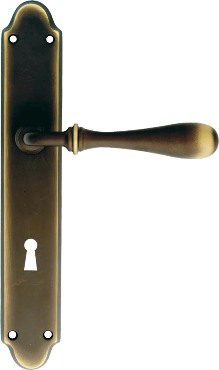 Casa Padrino Barock Türgriff Set Französischer Antik Stil - Messing Türklinken - Made in Italy