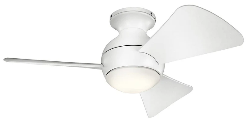 Casa Padrino Luxus Deckenventilator Matt Weiß 86 x H. 28 cm - Moderner dimmbarer Ventilator mit LED Beleuchtung und Fernbedienung - Luxus Kollektion