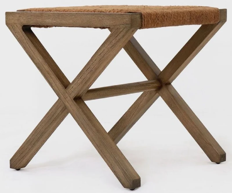 Casa Padrino Luxus Beistelltisch Braun 50 x 50 x H. 50 cm - Massivholz Tisch - Wohnzimmer Möbel - Luxus Qualität