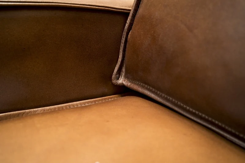 Casa Padrino Luxus Echtleder Wohnzimmer Set - Verschiedene Farben - 2 Sofas & 2 Sessel - Wohnzimmer Leder Möbel - Luxus Qualität