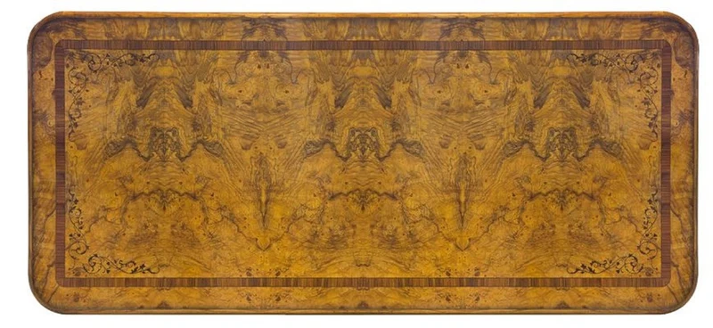 Casa Padrino Luxus Barock Esstisch Hellbraun 240 x 110 x H. 78 cm - Handgefertigter Massivholz Esszimmertisch im Barockstil - Barock Esszimmer Möbel
