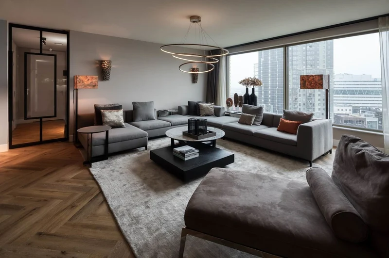 Casa Padrino Luxus Wildleder Chaiselongue Braun / Silber 160 x 80 x H. 85 cm - Nubuk Leder Wohnzimmer Relax Liege mit Kissen - Luxus Wohnzimmer Möbel