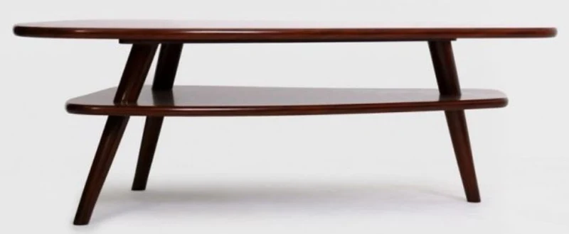 Casa Padrino Luxus Couchtisch Dunkelbraun 105 x 84 x H. 39 cm - Massivholz Wohnzimmertisch - Luxus Wohnzimmer Möbel