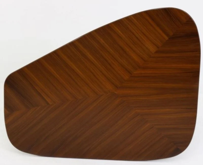 Casa Padrino Luxus Couchtisch Dunkelbraun 105 x 84 x H. 39 cm - Massivholz Wohnzimmertisch - Luxus Wohnzimmer Möbel