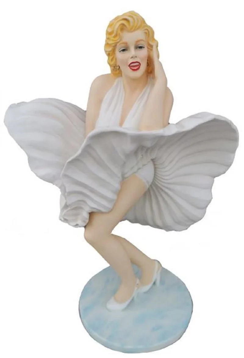 Casa Padrino Dekofigur Marilyn Monroe Mehrfarbig H. 165 cm - Wetterbeständige Garten Terrassen Deko Skulptur