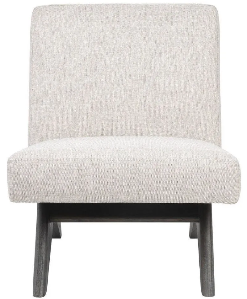 Casa Padrino Luxus Lounge Sessel Naturfarben / Braun 60 x 81 x H. 75 cm - Wohnzimmer Sessel - Luxus Möbel