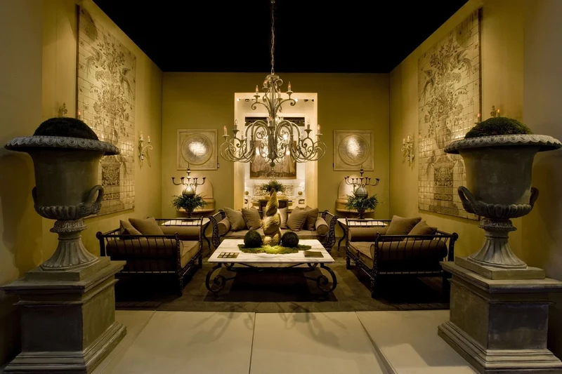 Casa Padrino Luxus Barock Wandbrunnen Beige 85 x 58,5 x H. 146 cm - Handgefertigter Keramik Brunnen - Barock Garten Brunnen - Barock Deko Accessoires