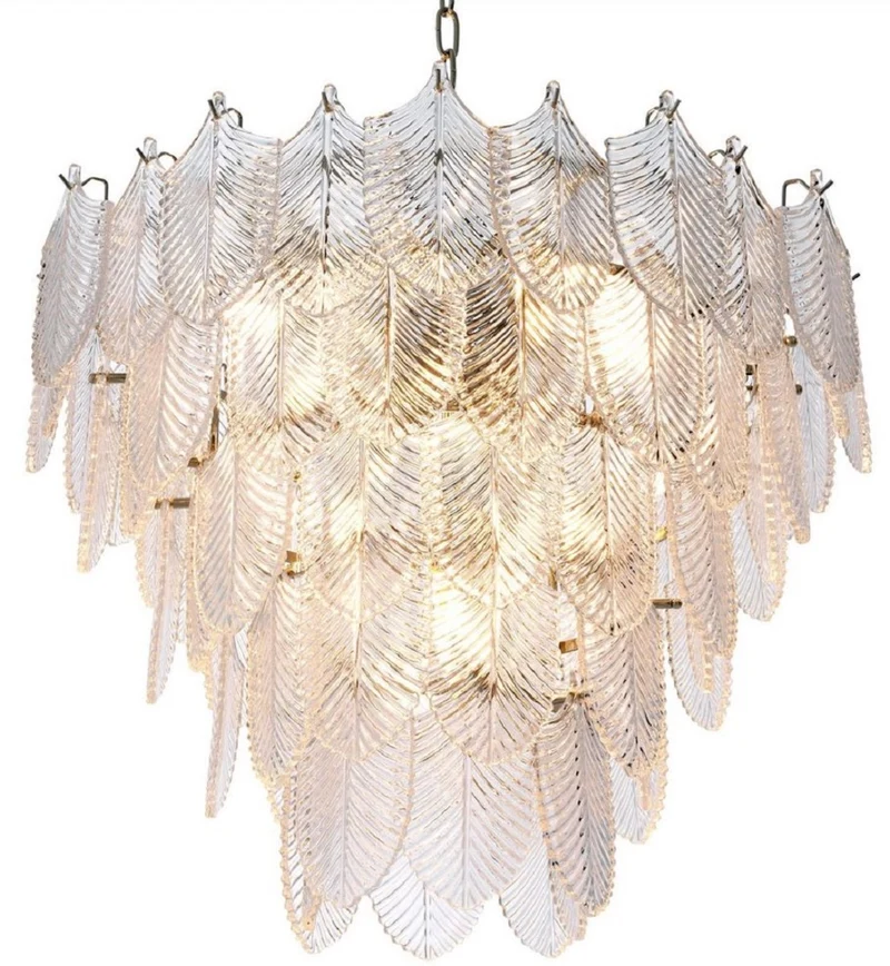 Casa Padrino Luxus Kronleuchter Silber Ø 62 x H. 53 cm - Edler Hotel & Restaurant Kronleuchter - Luxus Qualität