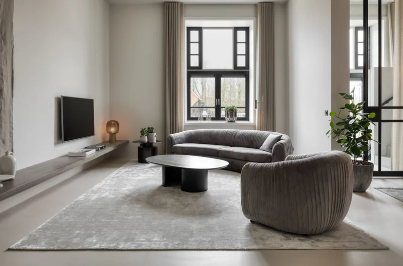 Casa Padrino Luxus Samt Sessel Grau 98 x 88 x H. 74 cm - Eleganter Wohnzimmer Sessel - Luxus Möbel
