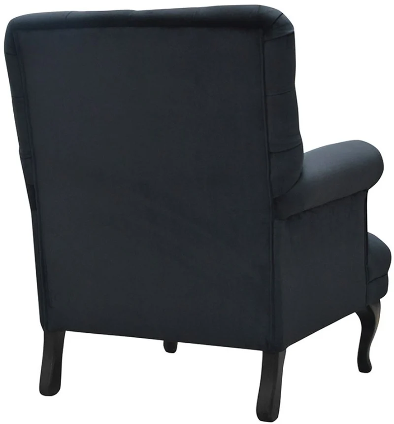 Casa Padrino Luxus Chesterfield Samt Sessel 82 x 75 x H. 93 cm - Verschiedene Farben - Chesterfield Wohnzimmermöbel