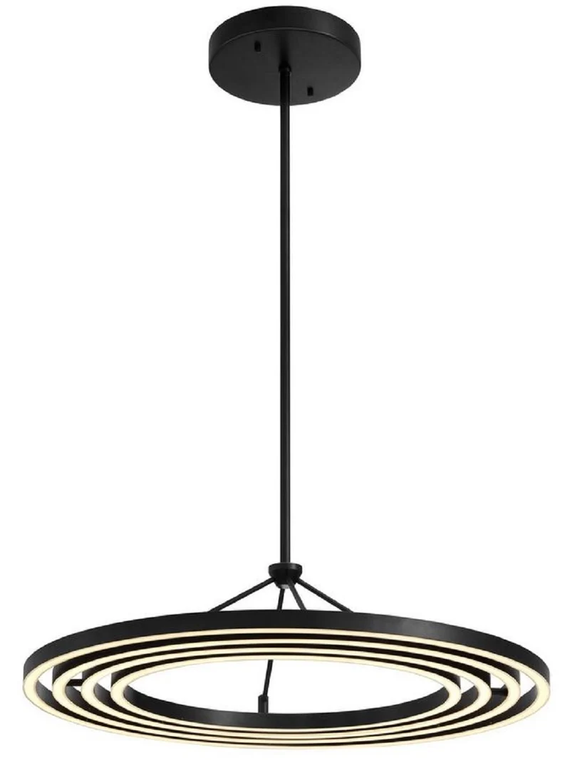 Casa Padrino Luxus LED Kronleuchter Bronzefarben Ø 90 x H. 102 cm - Moderner verstellbarer Wohnzimmer Kronleuchter - Luxus Qualität