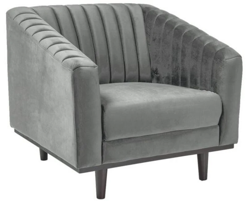 Casa Padrino Luxus Samt Sessel 83 x 85 x H. 78 cm - Verschiedene Farben - Wohnzimmer Sessel - Wohnzimmer Möbel