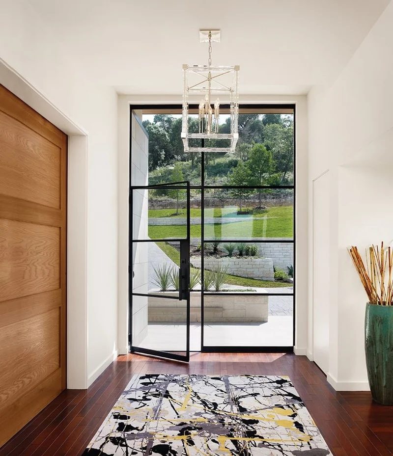 Casa Padrino Designer Kronleuchter Silber 47 x 47 x H. 70 cm - Moderner Luxus Kristallglas Kronleuchter