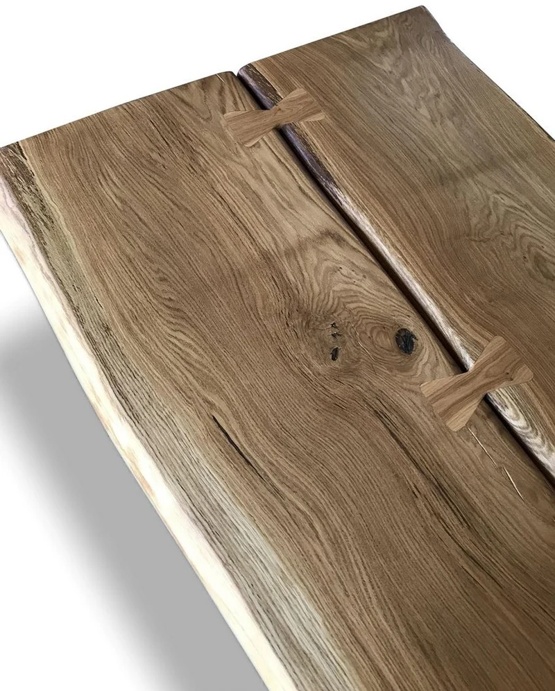 Casa Padrino Luxus Massivholz Esstisch 200 x 100 x H. 77 cm - Verschiedene Farben - Rustikaler Küchentisch - Esszimmer Möbel