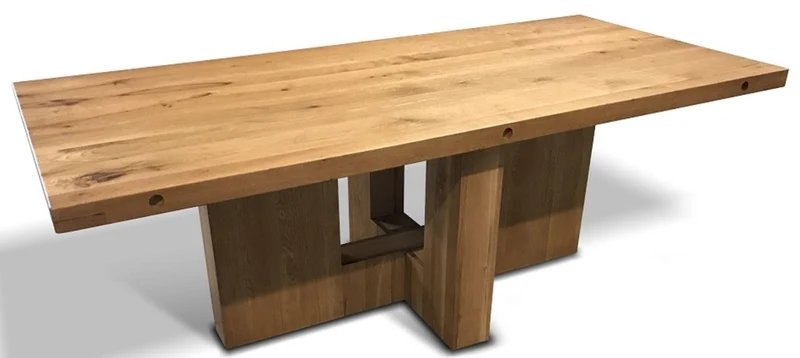 Casa Padrino Luxus Massivholz Esstisch - Verschiedene Größen & Farben - Rustikale Esszimmer Möbel