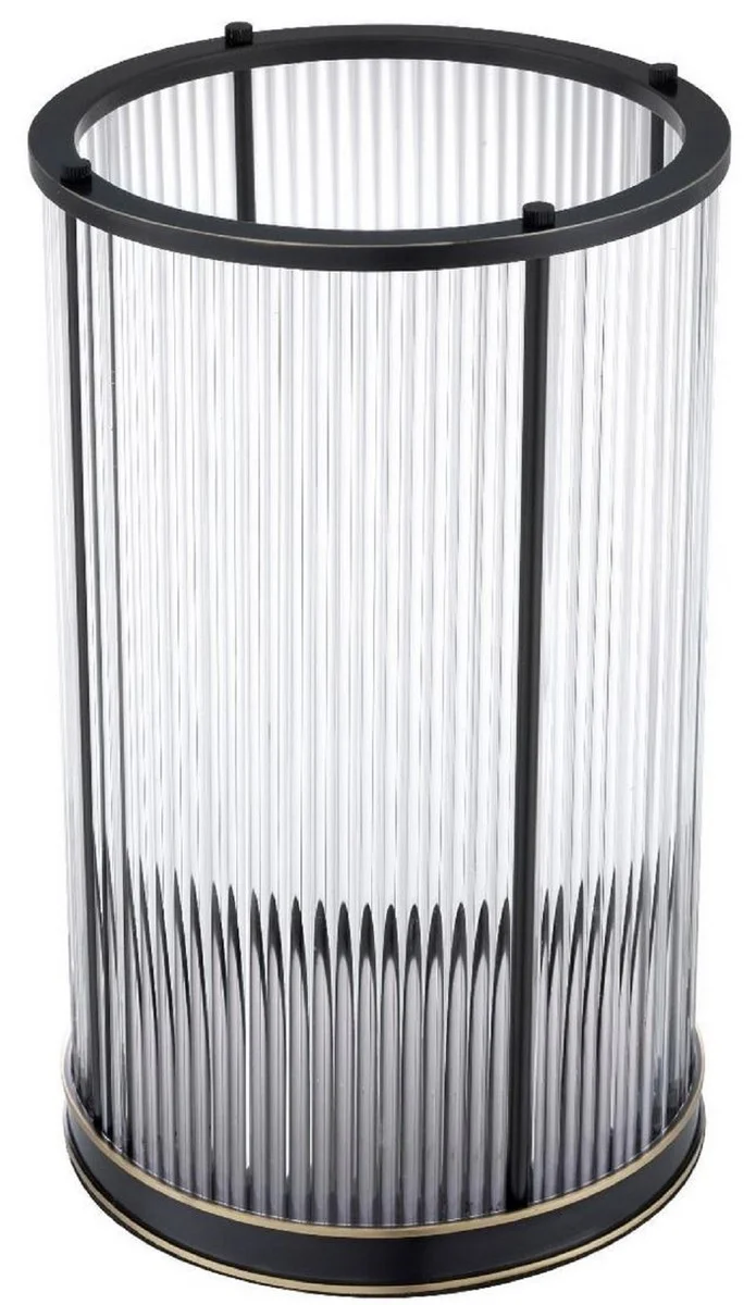 Casa Padrino Luxus Kerzenleuchter Bronze / Messing Ø 23 x H. 37,5 cm - Deko Accessoires - Luxus Qualität