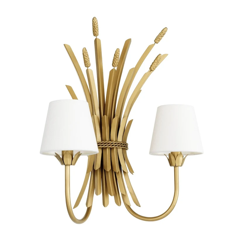 Casa Padrino Luxus Wandleuchte Antik Gold 47 x 24 x H. 53 cm - Hotel & Restaurant Wandlampe