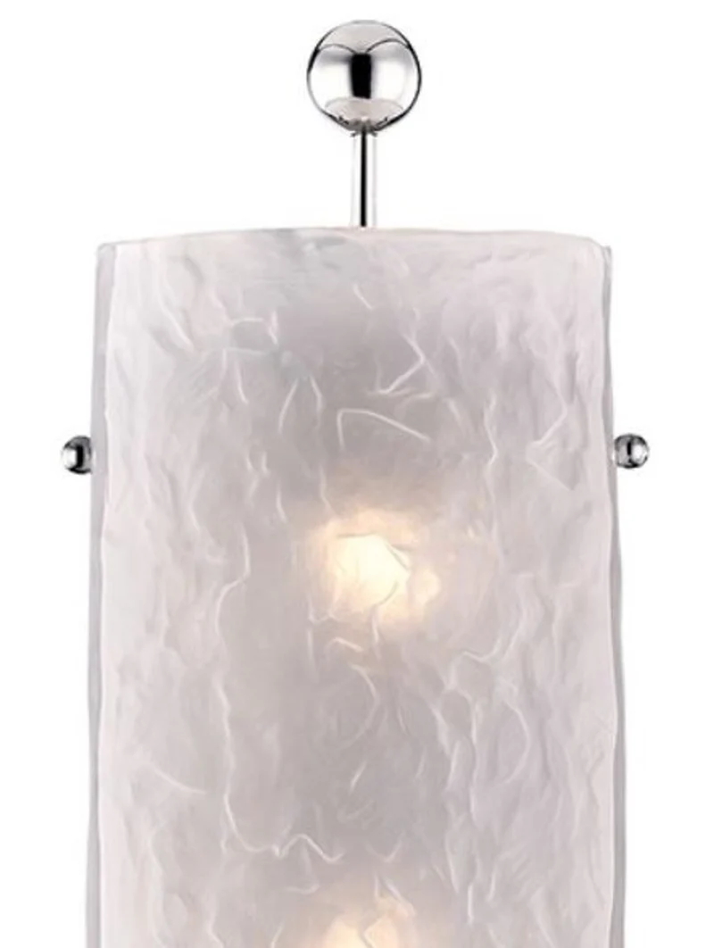 Casa Padrino Luxus Wandleuchte Silber / Weiß 15,9 x 12 x H. 68,6 cm - Hotel & Restaurant Wandlampe - Luxus Qualität