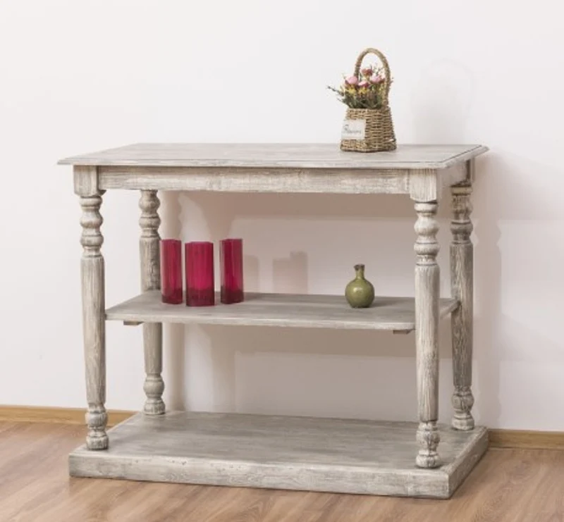 Casa Padrino Konsole im Landhausstil mit 1 Ablage, 110 x 60 x 89 cm