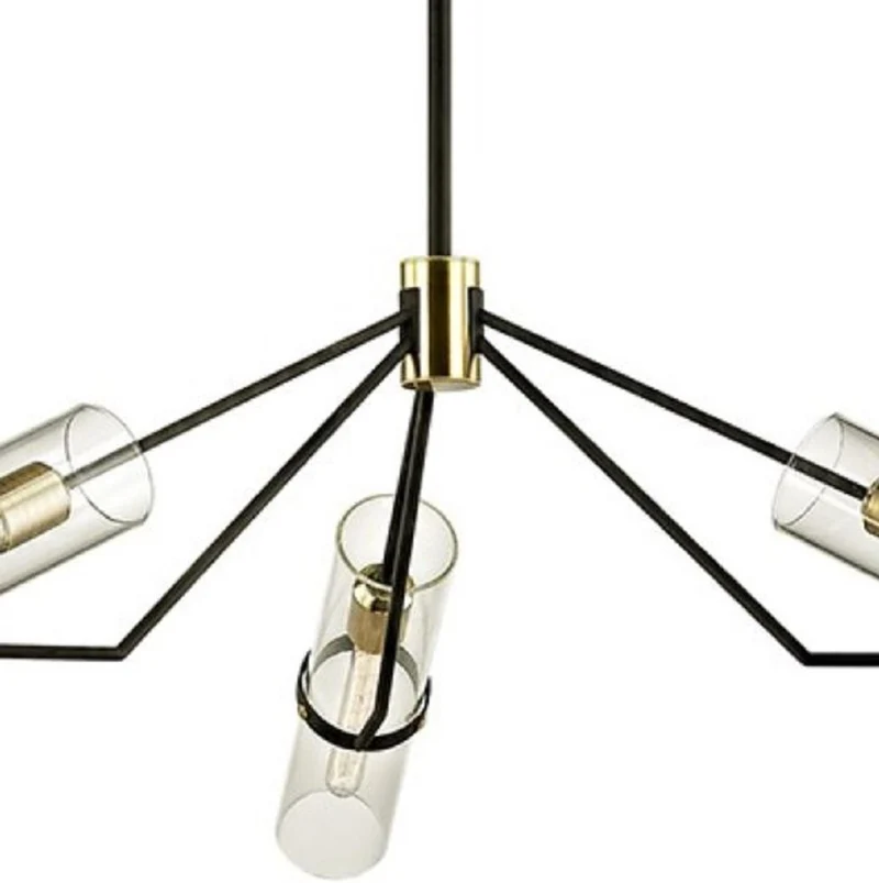 Casa Padrino Luxus Kronleuchter Bronze / Messing 127 x H. 37,5 cm - Designer Wohnzimmer Kronleuchter