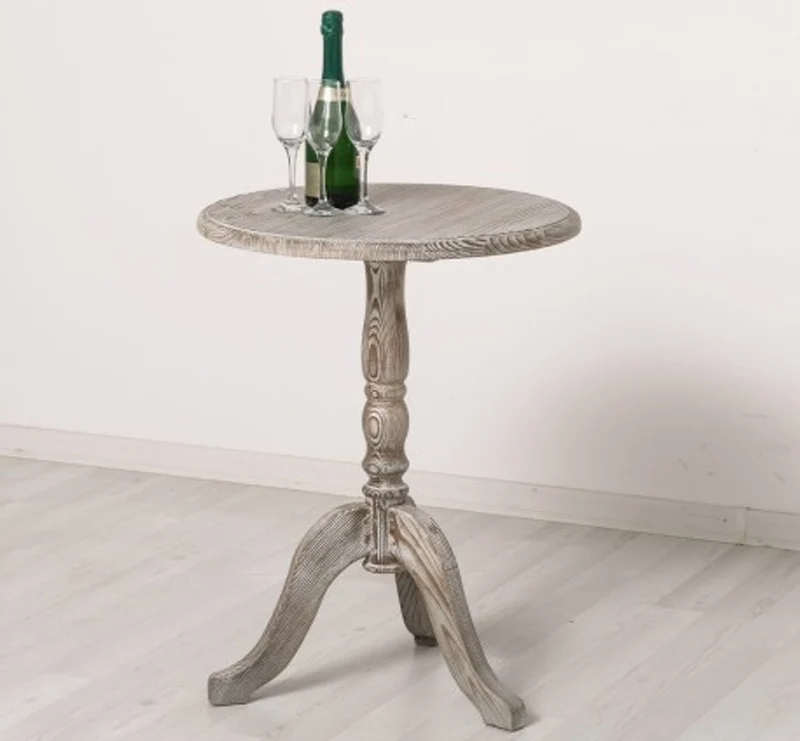 Casa Padrino Couchtisch im Landhausstil Sandkiefer, 60 x 60 x 78 cm