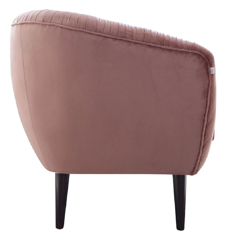 Casa Padrino Luxus Sofa mit dekorativen Falten 144 x 79 x H. 81 cm - Verschiedene Farben - Hotel Möbel
