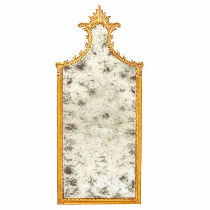 Casa Padrino Luxus Barock Spiegel Antik Gold H. 171 cm - Barockstil Möbel