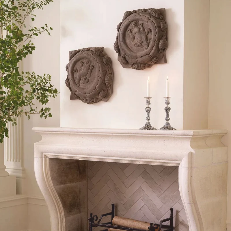 Casa Padrino Luxus Barock Kerzenständer Antik Silber H. 27,5 cm - Barock Deko