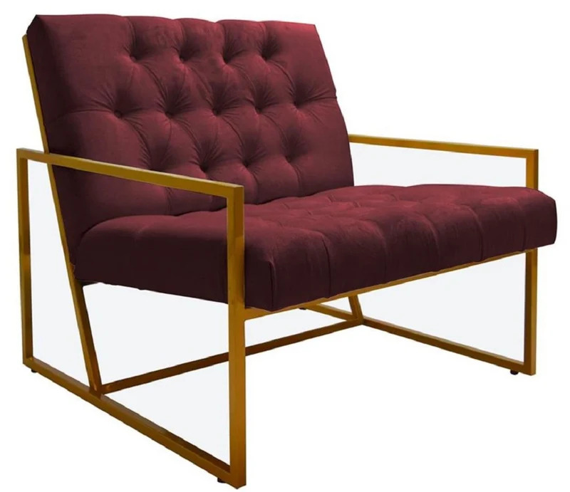 Casa Padrino Luxus Chesterfield Sessel 84 x 87,5 x H. 80 cm - Verschiedene Farben - Chesterfield Möbel