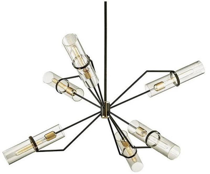 Casa Padrino Luxus Kronleuchter Bronze / Messing Ø 127 x H. 69,2 cm - Designer Wohnzimmer Kronleuchter - Luxus Qualität