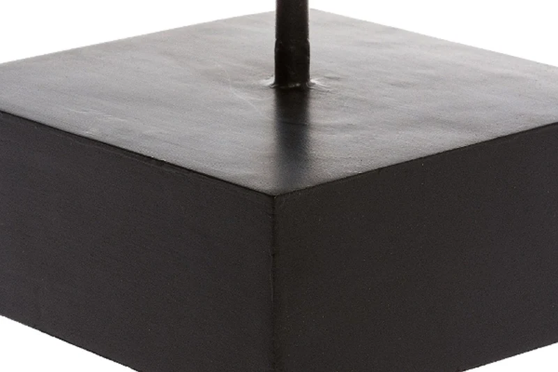 Casa Padrino Luxus Deko Holz Flügel mit Sockel Naturfarben / Schwarz 24 x 13 x H. 66 cm - Deko Accessoires