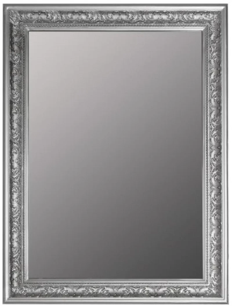Casa Padrino Barock Spiegel / Wandspiegel Silber 62 x H. 82 cm - Möbel im Barockstil