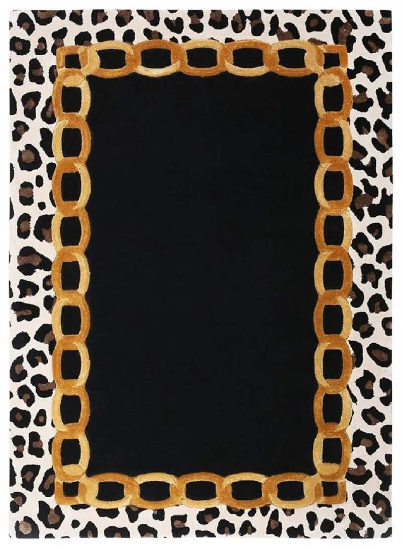 Casa Padrino Luxus Teppich mit Leoparden Design - Verschiedene Größen