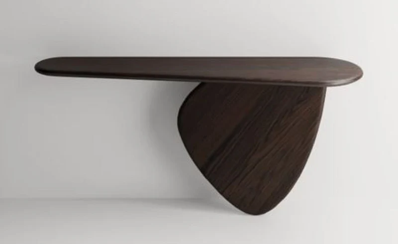 Casa Padrino Luxus Massivholz Konsole Dunkelbraun 160 x 45 x H. 80 cm - Eichenholz Konsolentisch - Wohnzimmer Möbel - Hotel Möbel - Luxus Möbel - Luxus Einrichtung
