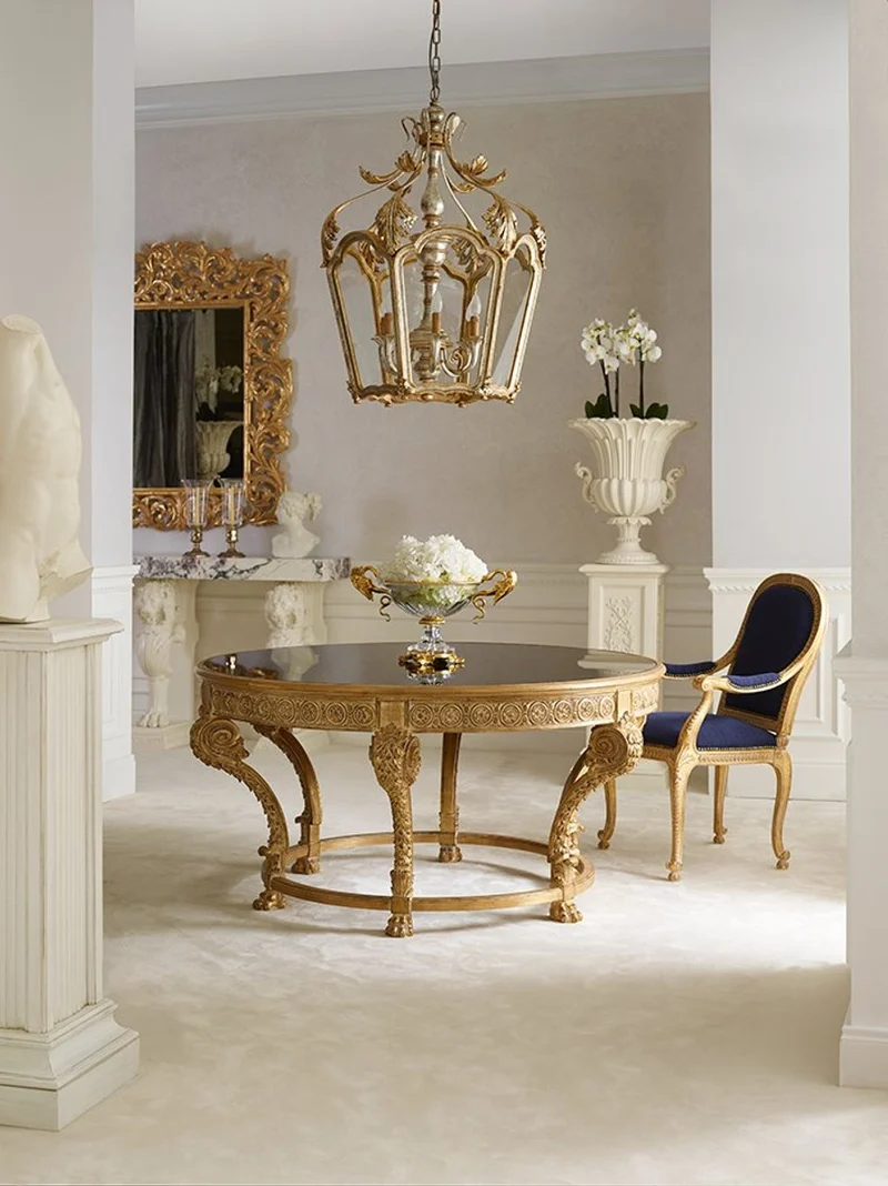 Casa Padrino Luxus Barock Spiegel Antik Gold mit antikem Spiegelglas - Prunkvoller italienischer Barockstil Wandspiegel - Luxus Möbel im Barockstil - Handgefertigte Barock Möbel - Made in Italy