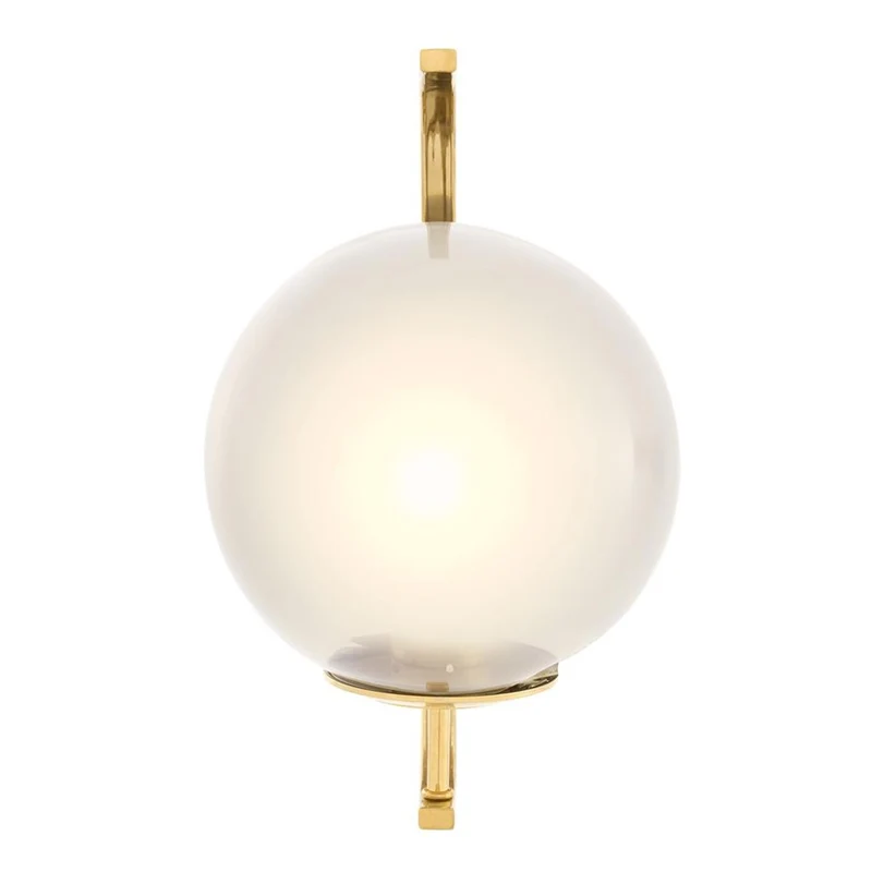 Casa Padrino Designer Wohnzimmer Wandleuchte Gold 20 x 30 x H. 32 cm - Designermöbel
