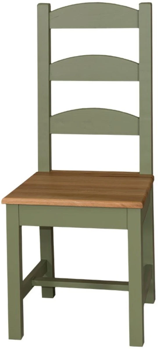 Casa Padrino Landhausstil Esszimmerstuhl 48 x 41 x H. 93 cm - Verschiedene Farben - Esszimmermöbel