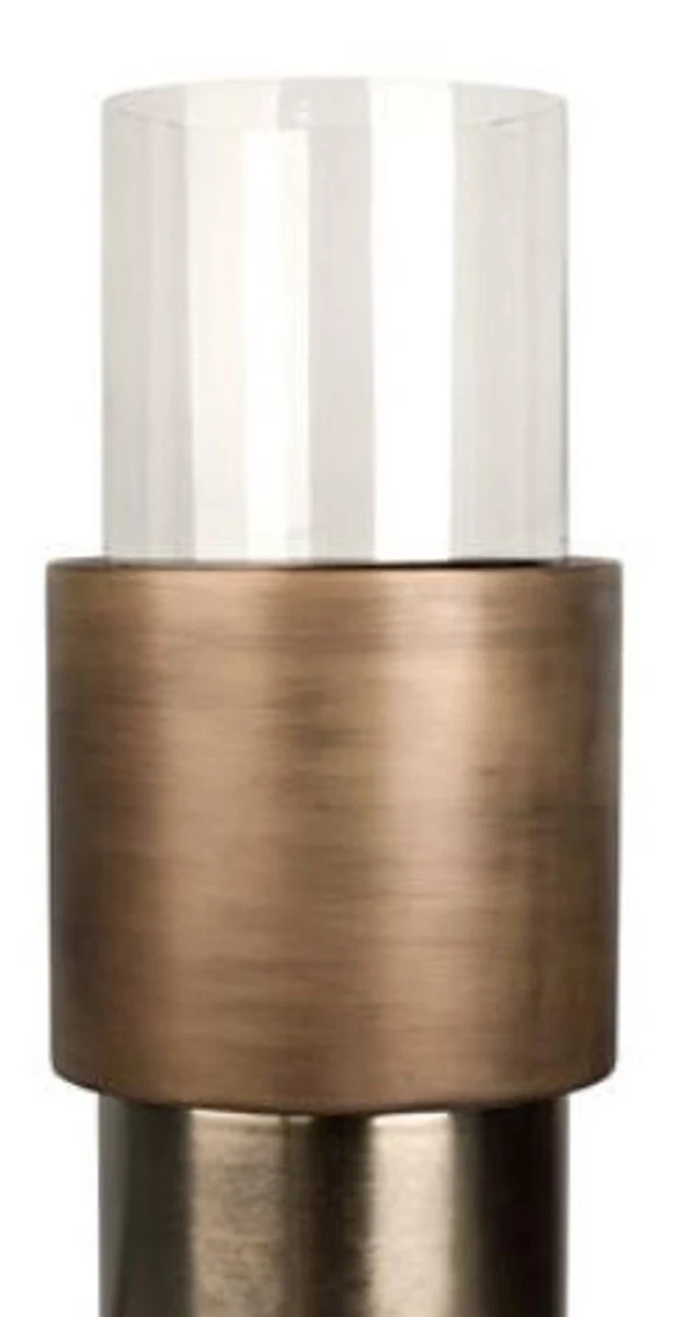 Casa Padrino Luxus Kerzenhalter / Teelichthalter Bronze Ø 35 x H. 99 cm - Hotel & Restaurant Deko